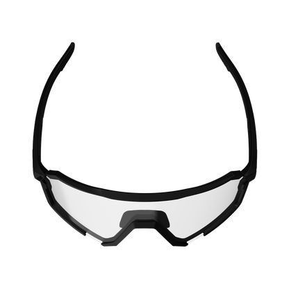 LEATT RIDEVIZ PRO SMALL Bril Zwart Iriz Zilver Lens