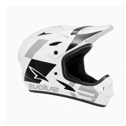 Evolve Storm-helm glanzend wit en zwart