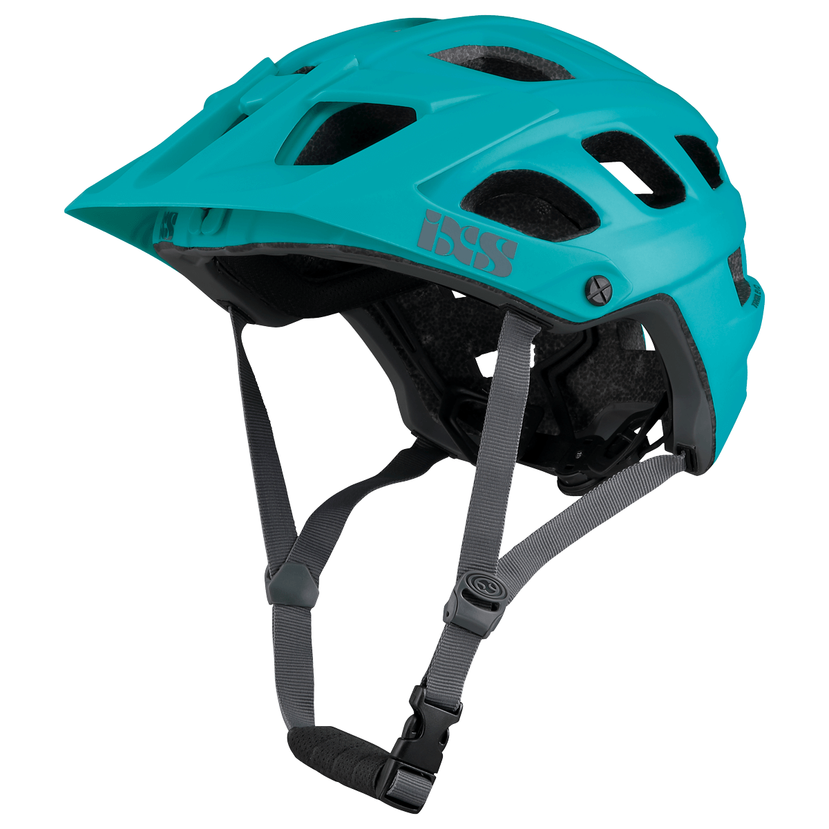 MTB-helm IXS TRAIL EVO turquoise — hoofdaanzicht