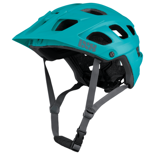 MTB-helm IXS TRAIL EVO turquoise — hoofdaanzicht