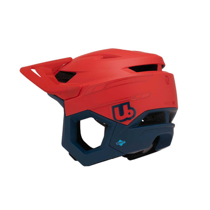 MTB-helm URGE RASCAS Neon Rush Rood/Blauw