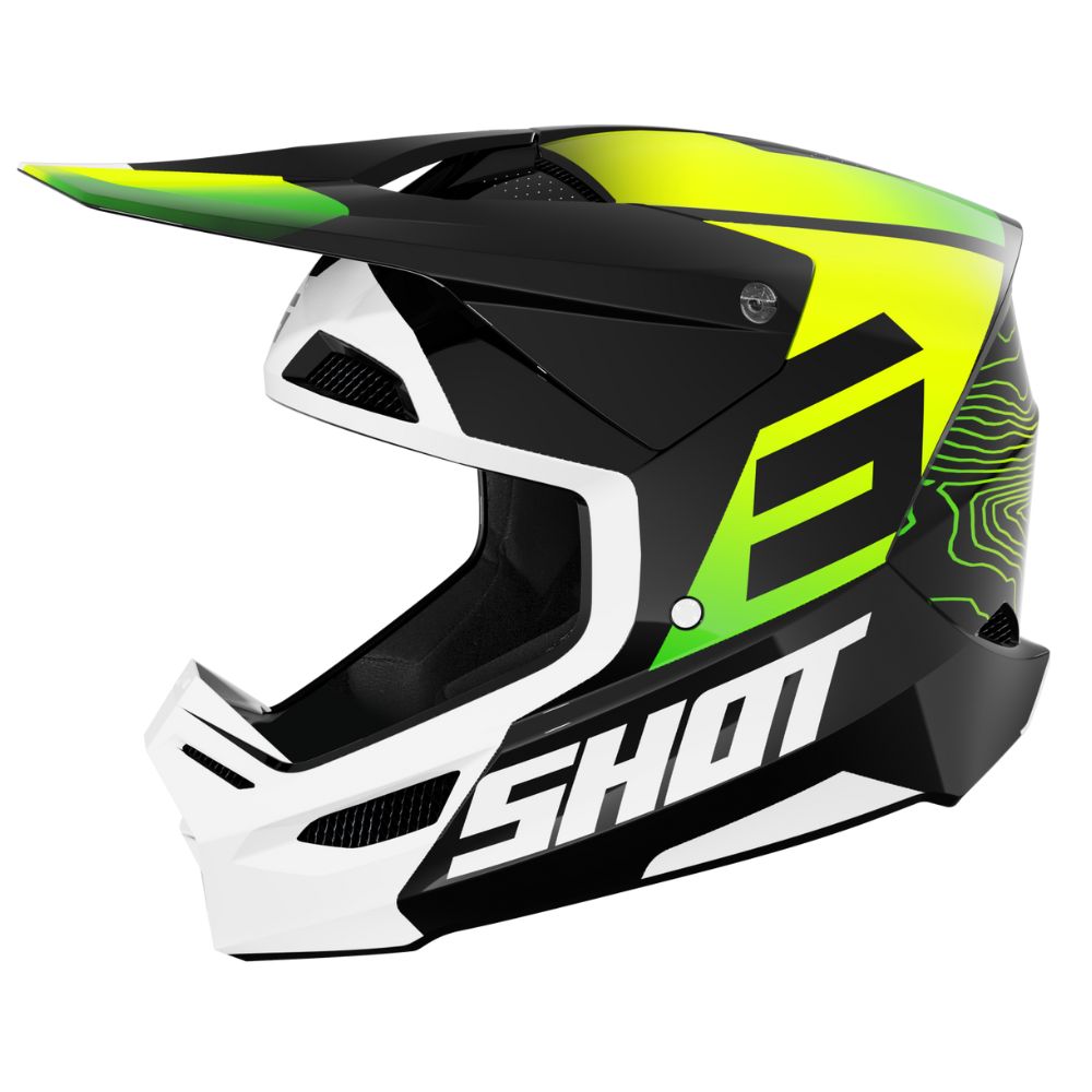 BMX-helm SHOT FURIOUS Apex neongeel