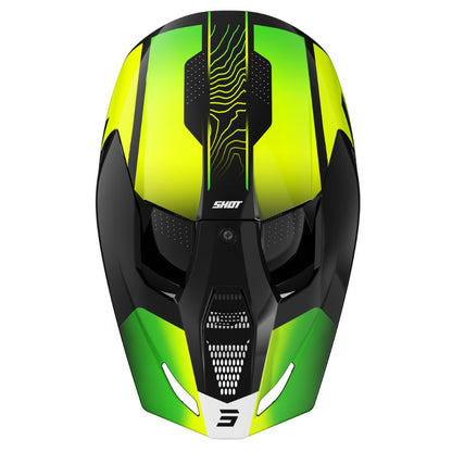 BMX-helm SHOT FURIOUS Apex neongeel