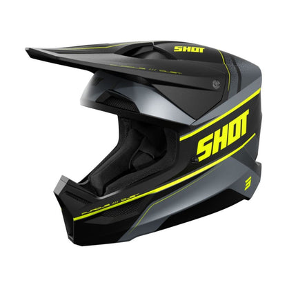BMX-helm SHOT FURIOUS Dust Neon Yellow Matt