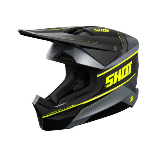 BMX-helm SHOT FURIOUS Dust Neon Yellow Matt