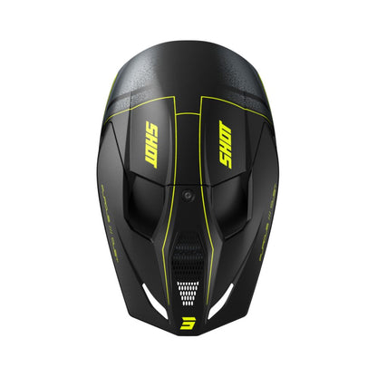 BMX-helm SHOT FURIOUS Dust Neon Yellow Matt