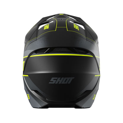 BMX-helm SHOT FURIOUS Dust Neon Yellow Matt