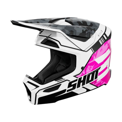 Casque BMX SHOT FURIOUS Junior Flash Pink Glossy