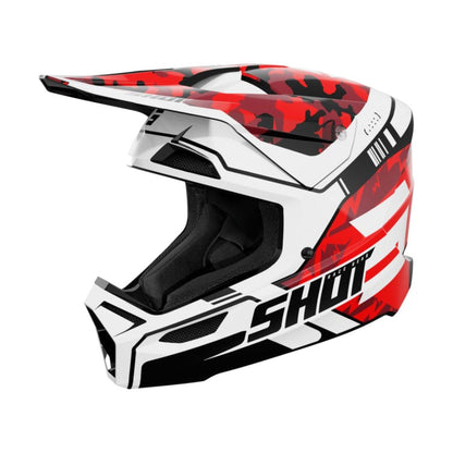 Casque BMX SHOT FURIOUS Junior Flash Red Glossy