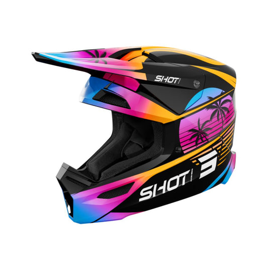 BMX-helm SHOT FURIOUS Miami glanzend oranje