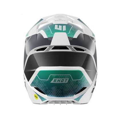 BMX-helm SHOT RACE Phaser Blauw Turkoois Parelmoer