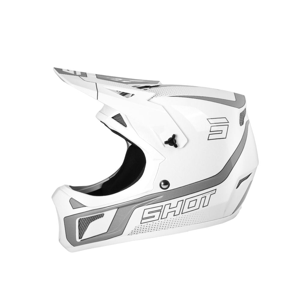 Casque BMX SHOT ROGUE Armada White Pearly
