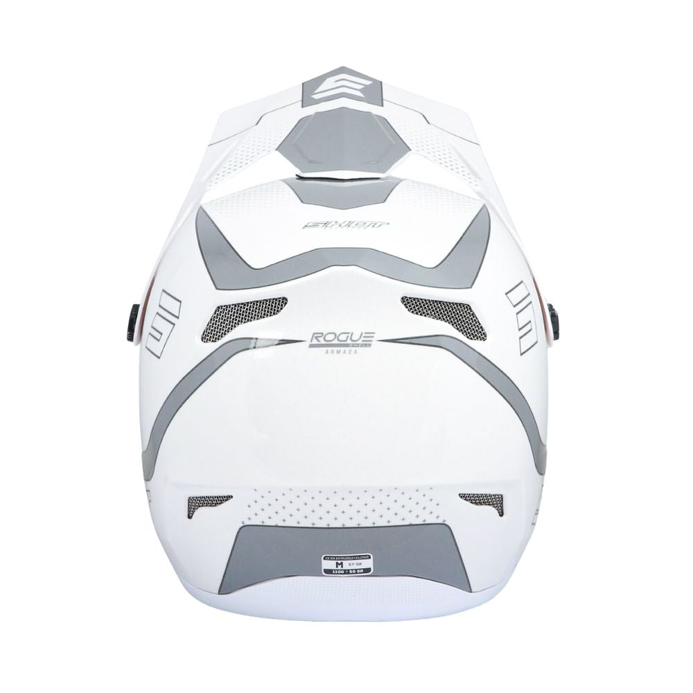 Casque BMX SHOT ROGUE Armada White Pearly