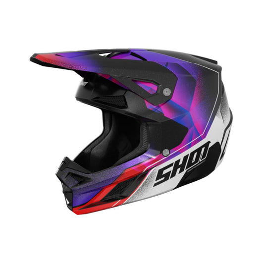 BMX-helm SHOT SPEED Olymp paars parelmoer