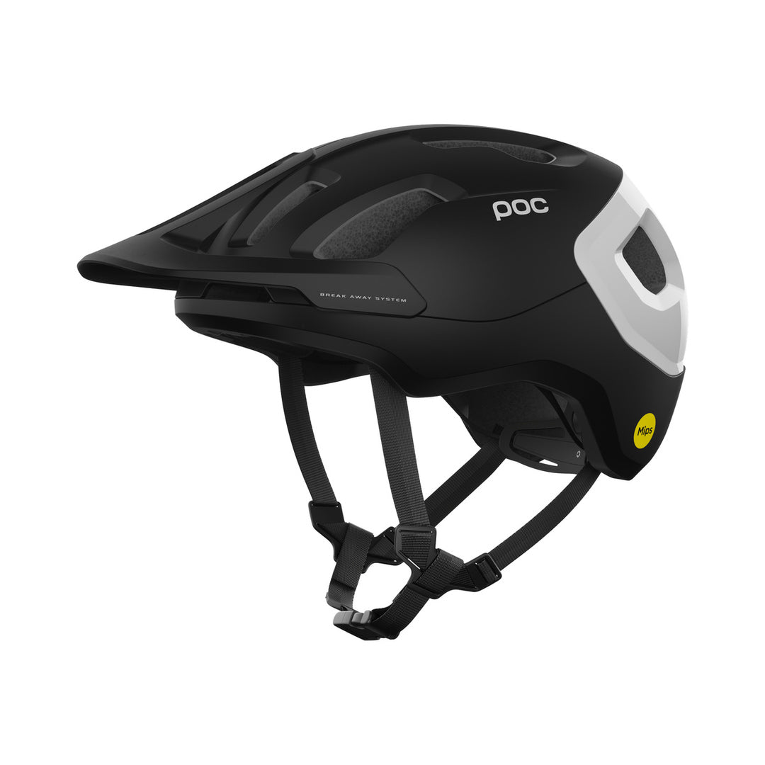 Casque VTT POC AXION RACE MIPS Noir Mat/Blanc — vue produit