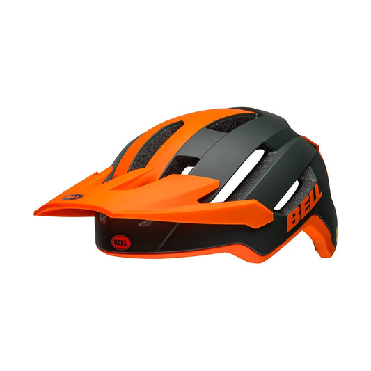 Casque VTT BELL 4FORTY AIR MIPS Vert Orange — vue orientée vers la gauche