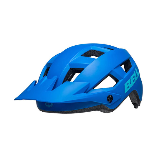 BELL SPARK 2 mountainbikehelm blauw — naar links gericht aanzicht