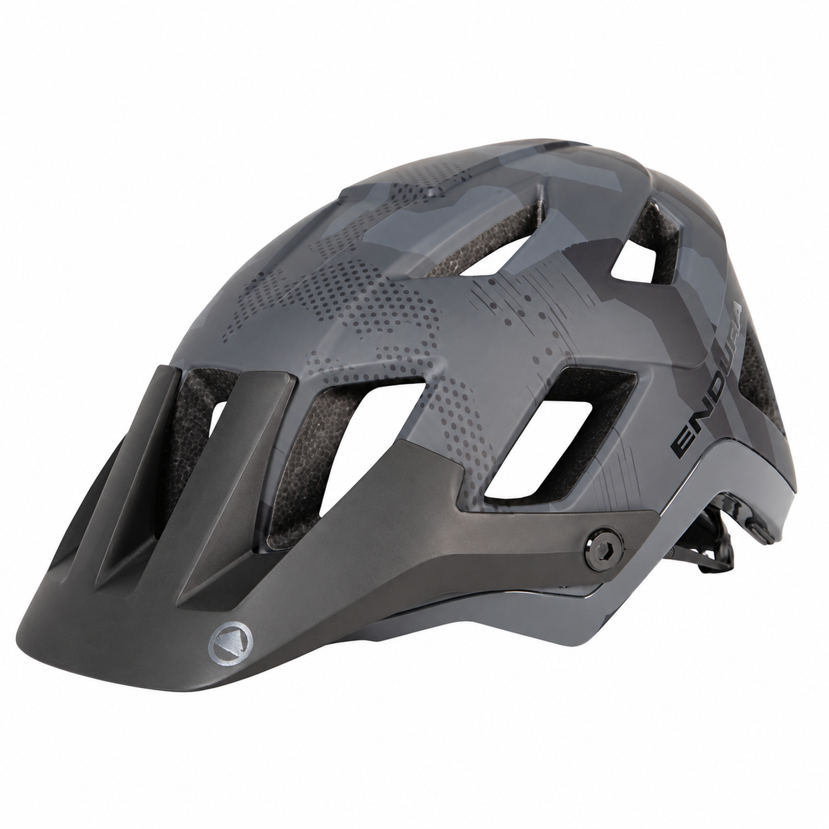 ENDURA HUMMVEE PLUS MIPS MTB-helm in grijs — productfoto op witte achtergrond