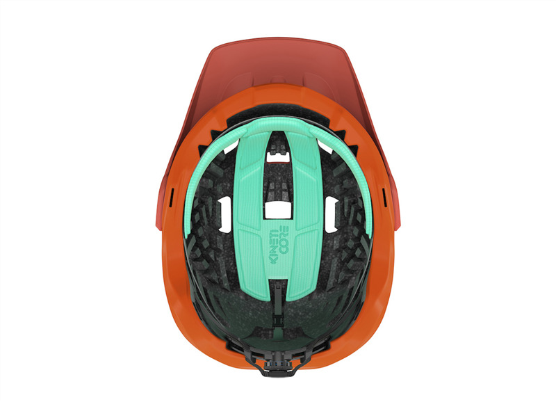 Casque VTT LAZER JACKAL KINETICORE Orange Rouille — vue complémentaire 7