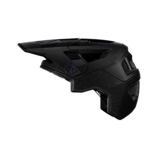 Casque VTT LEATT MTB ALL MOUNTAIN 4.0 Noir — vue orientée vers la gauche