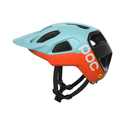 POC CULARIS MTB-helm matblauw/oranje — productaanzicht