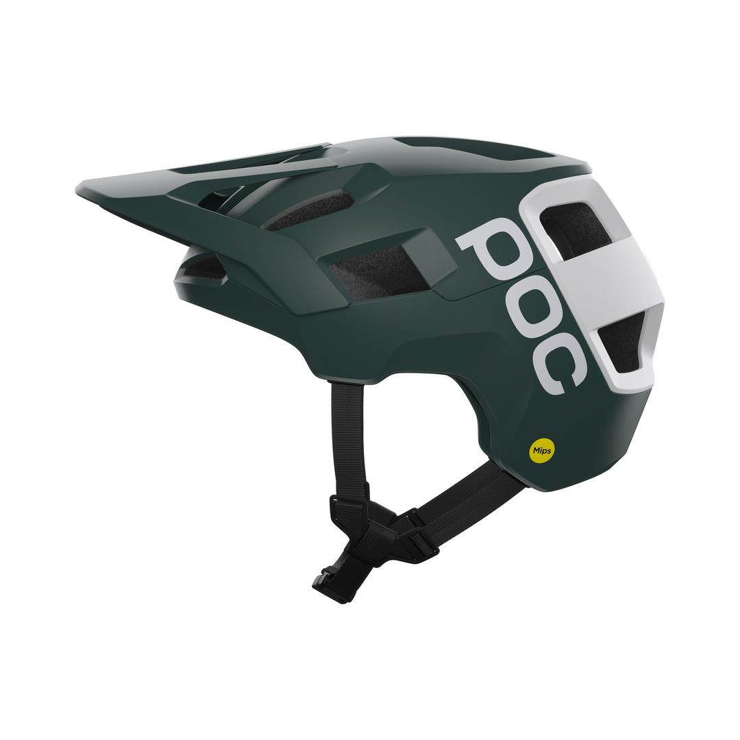POC KORTAL RACE MIPS MTB-helm kaki/wit — productaanzicht