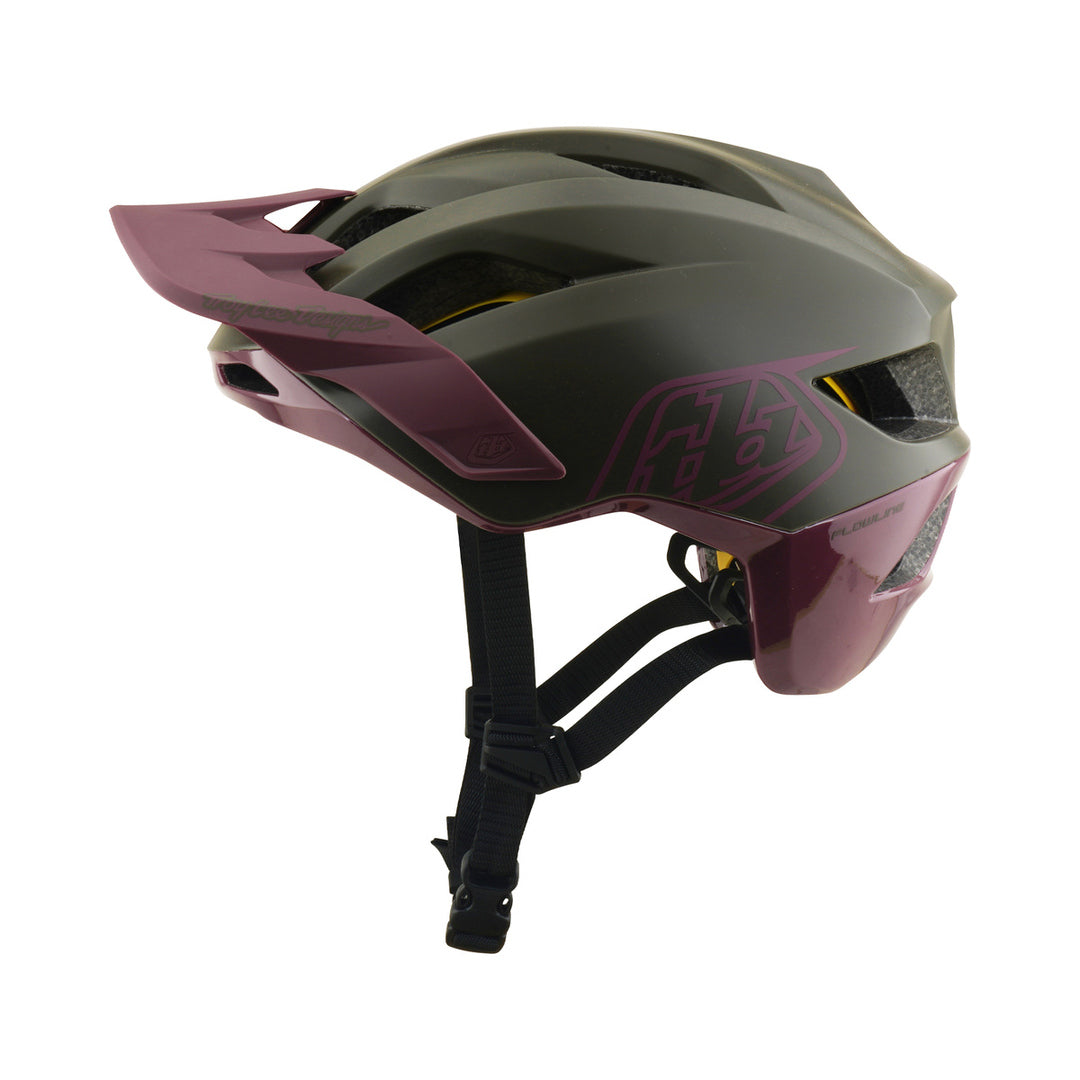 Casque VTT TROY LEE DESIGNS FLOWLINE POINT MIPS Gris/Prune — vue produit