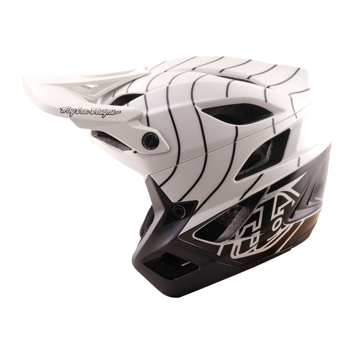 Casque VTT TROY LEE DESIGNS STAGE STUNT AIRWAVES PUMICE MIPS Blanc/Noir — vue principale