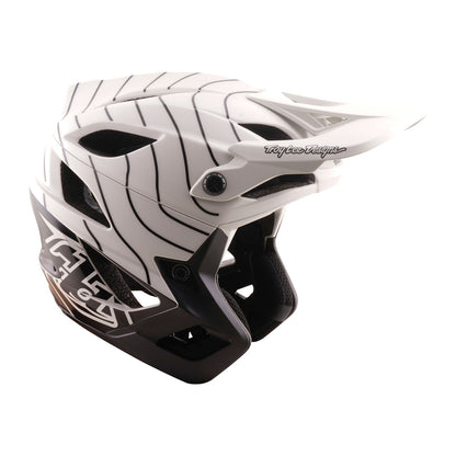 Casque VTT TROY LEE DESIGNS STAGE STUNT AIRWAVES PUMICE MIPS Blanc/Noir — vue complémentaire 4