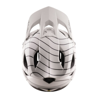 Casque VTT TROY LEE DESIGNS STAGE STUNT AIRWAVES PUMICE MIPS Blanc/Noir — vue complémentaire 6
