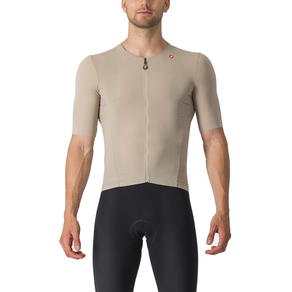 Maillot CASTELLI PREMIO Manches Courtes Beige