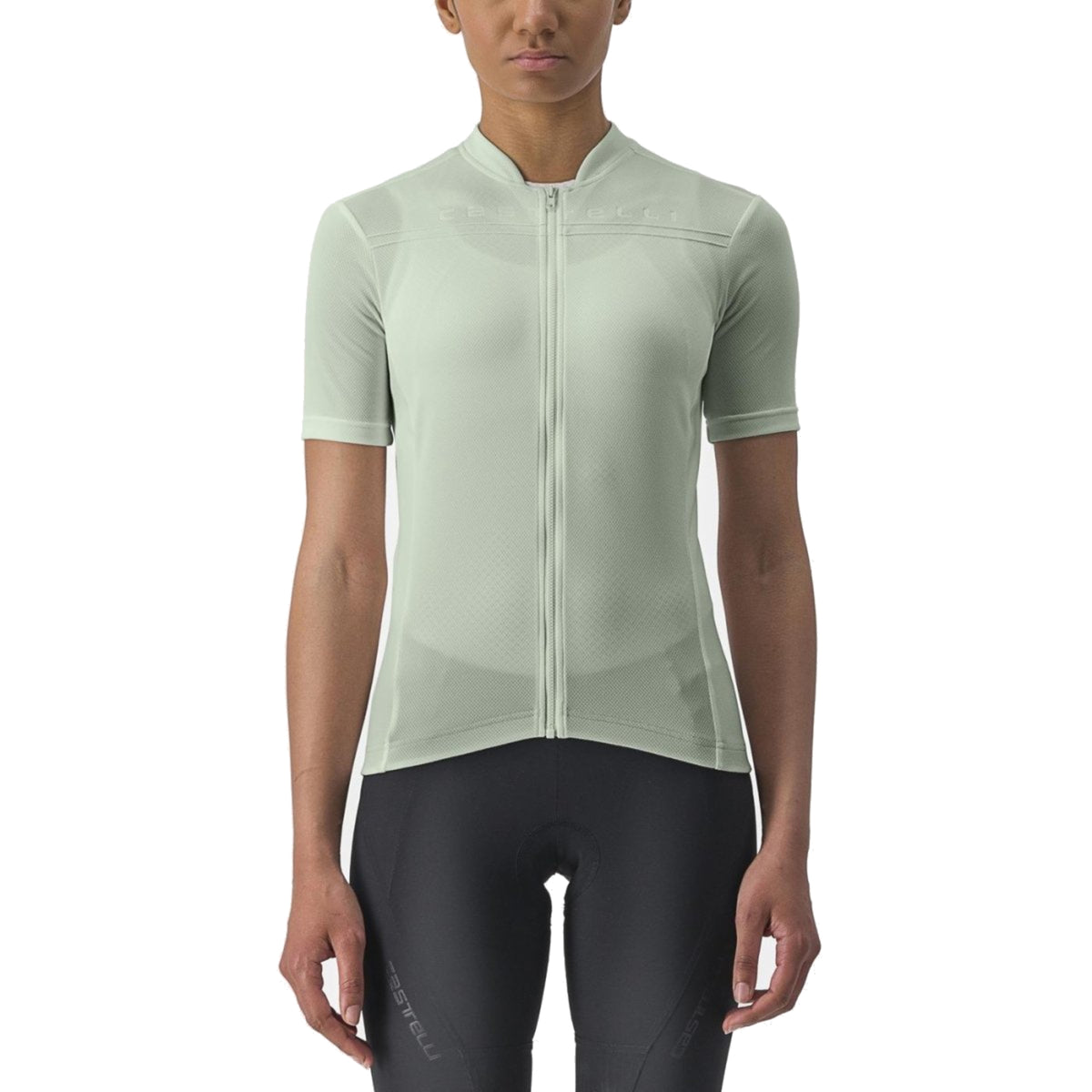 CASTELLI ANIMA 4 fietsshirt met korte mouwen voor dames, groen