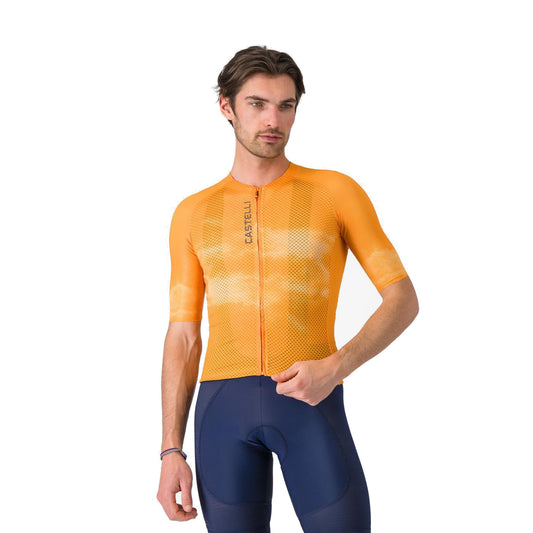 Maillot CASTELLI CLIMBER'S A/C Manches Courtes Orange