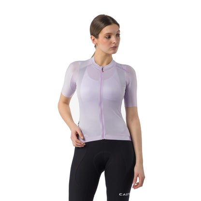 CASTELLI ESPRESSO 2 fietsshirt met korte mouwen voor dames, nevelpaars