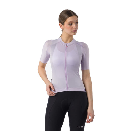 CASTELLI ESPRESSO 2 fietsshirt met korte mouwen voor dames, nevelpaars