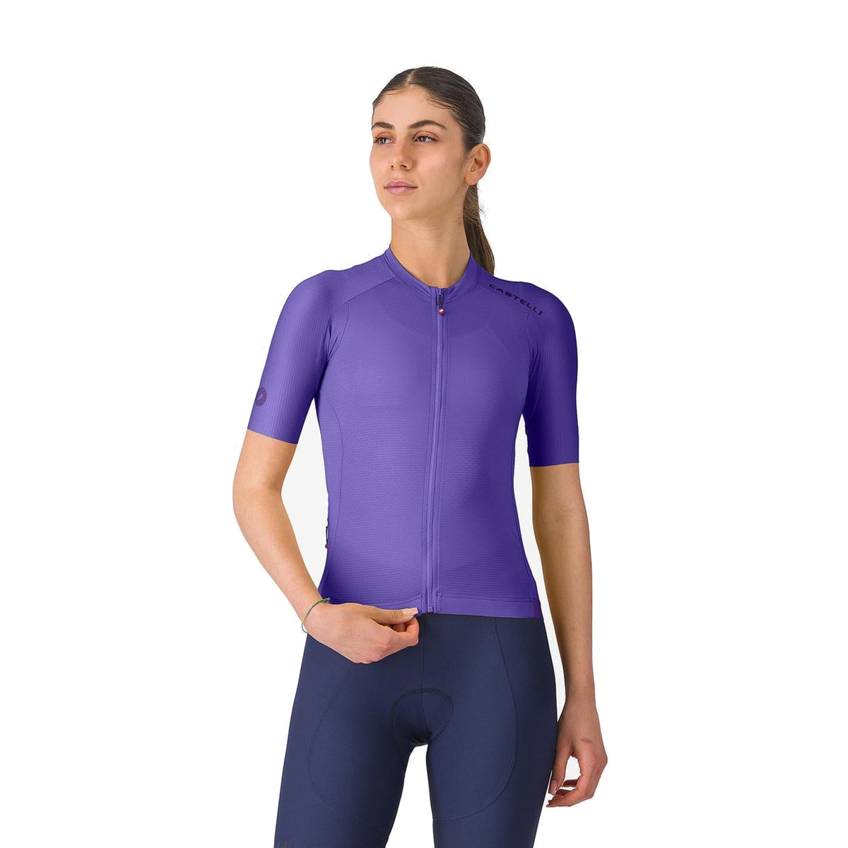 CASTELLI ESPRESSO 2 fietsshirt met korte mouwen voor dames, paars