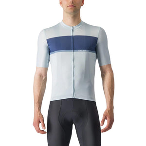 CASTELLI TRADIZIONE fietsshirt met korte mouwen, blauw