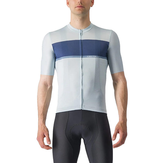 CASTELLI TRADIZIONE fietsshirt met korte mouwen, blauw
