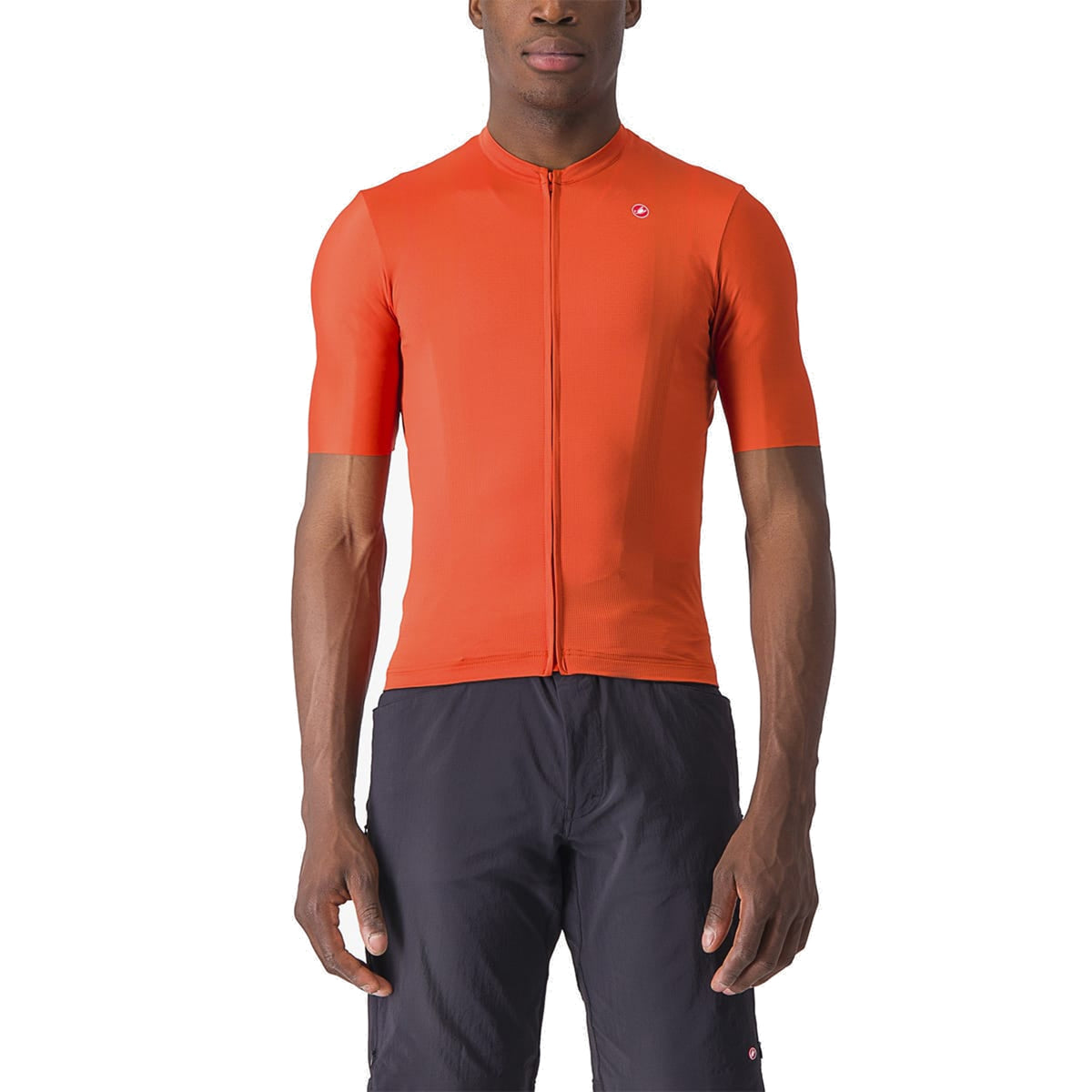CASTELLI UNLIMITED ENTRATA 2 fietsshirt met korte mouwen, oranje