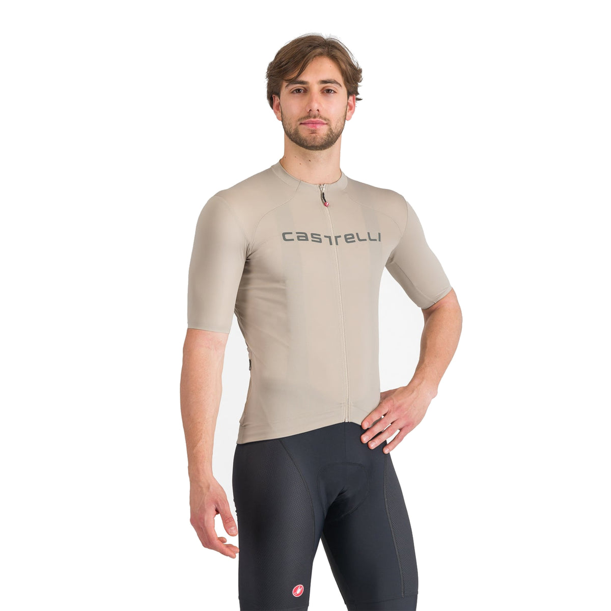 CASTELLI PROLOGO LITE wielershirt met korte mouwen beige