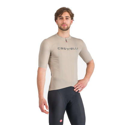 CASTELLI PROLOGO LITE wielershirt met korte mouwen beige