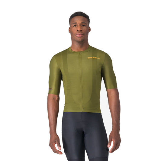 CASTELLI UNLIMITED ENTRATA 3 fietsshirt met korte mouwen, kaki