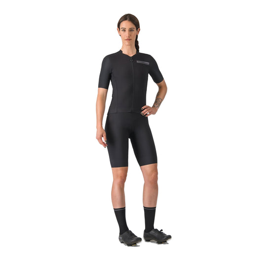 CASTELLI PREMIO EVO dameswielershirt met korte mouwen zwart