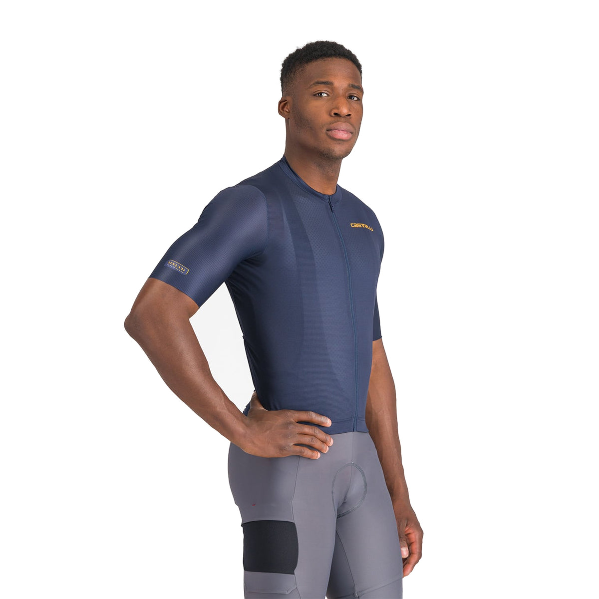 CASTELLI UNLIMITED ENTRATA 3 wielershirt met korte mouwen marineblauw
