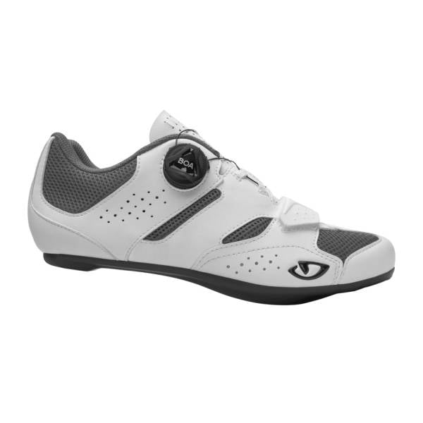 GIRO SAVIX II racefietsschoenen voor dames, wit — buitenaanzicht van opzij