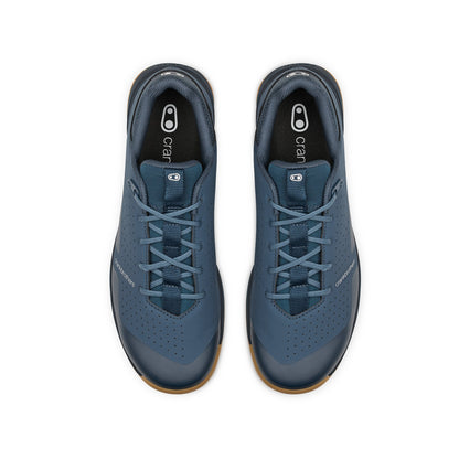 MTB-schoenen CRANKBROTHERS MALLET TRAIL LACE CLIP blauw/gumkleur — bovenaanzicht