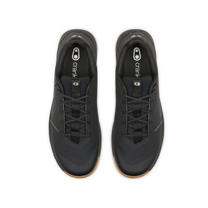 MTB-schoenen CRANKBROTHERS STAMP TRAIL LACE zwart/gum — bovenaanzicht