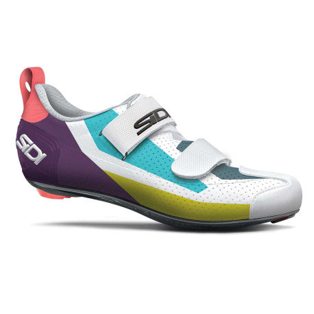 T-5 AIR Dames Weg/Triatlon Schoenen Wit/Paars