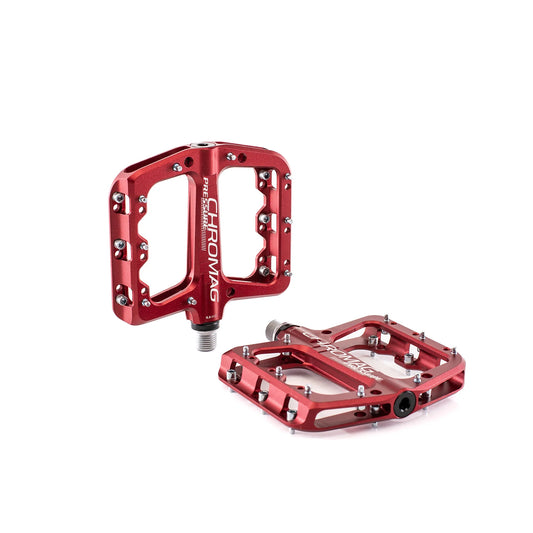 CHROMAG PRESSURE vlakke pedalen Rood