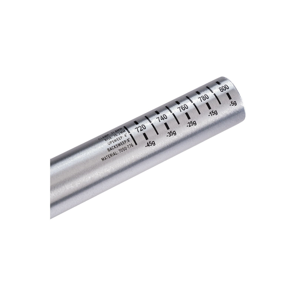 Stuur PROTAPER 810 A76 31.8 Gepolijst Zilver Rise 3